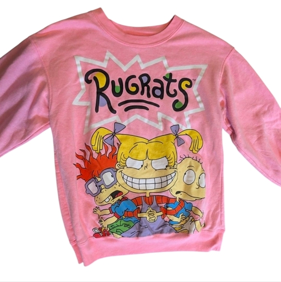 Nickelodeon Tops - Nickelodeon‎ Pink Rugrats Sweatshirt
